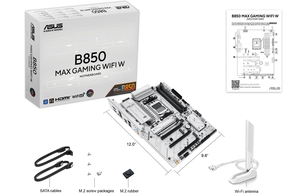ASUS B850 MAX GAMING WIFI W, ATX-4
