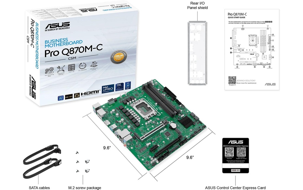 ASUS PRO Q870M-C-CSM, mATX, LGA1851-6