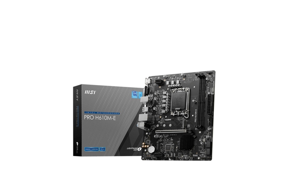 MSI PRO H610M-E, LGA1700, mATX-0