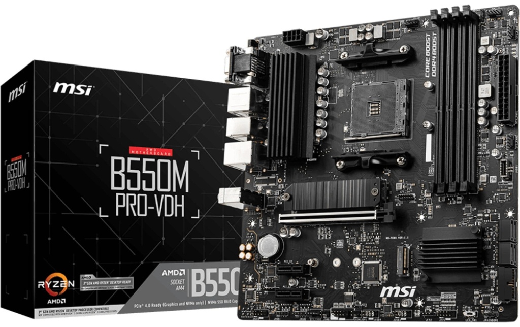 MSI B550M PRO-VDH, AM4, mATX-0