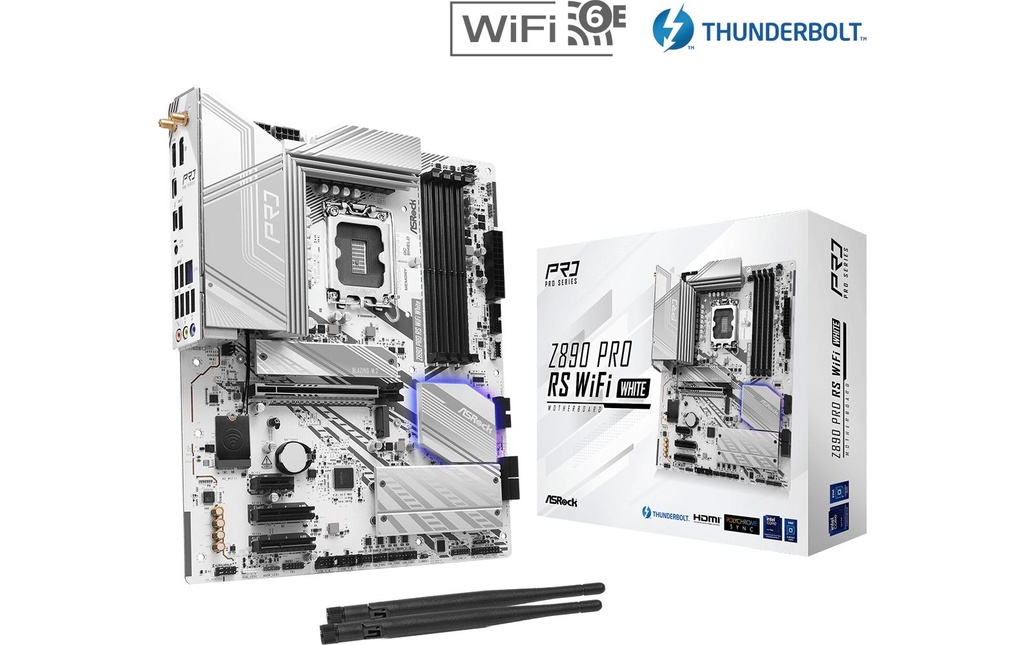 ASRock Z890 PRO RS WIFI WHITE, ATX, LGA1851-4