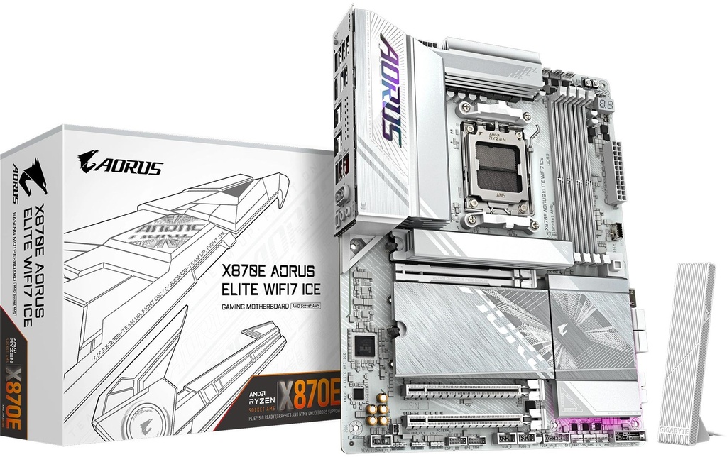 Gigabyte X870E A ELITE WF7 ICE, ATX-0