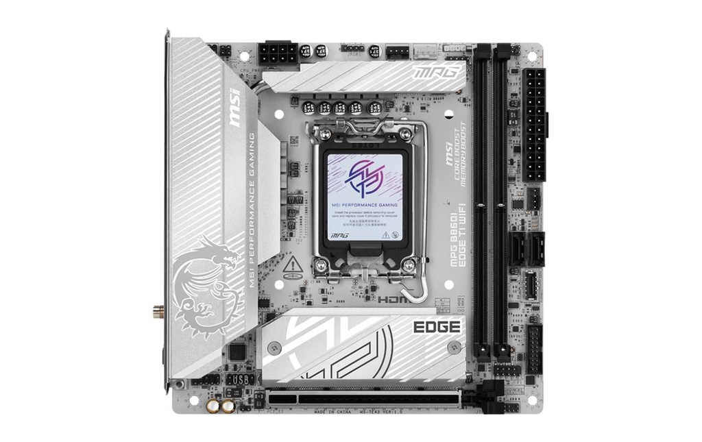 MSI MPG B860I EDGE TI WIFI, LG1851, mITX-3