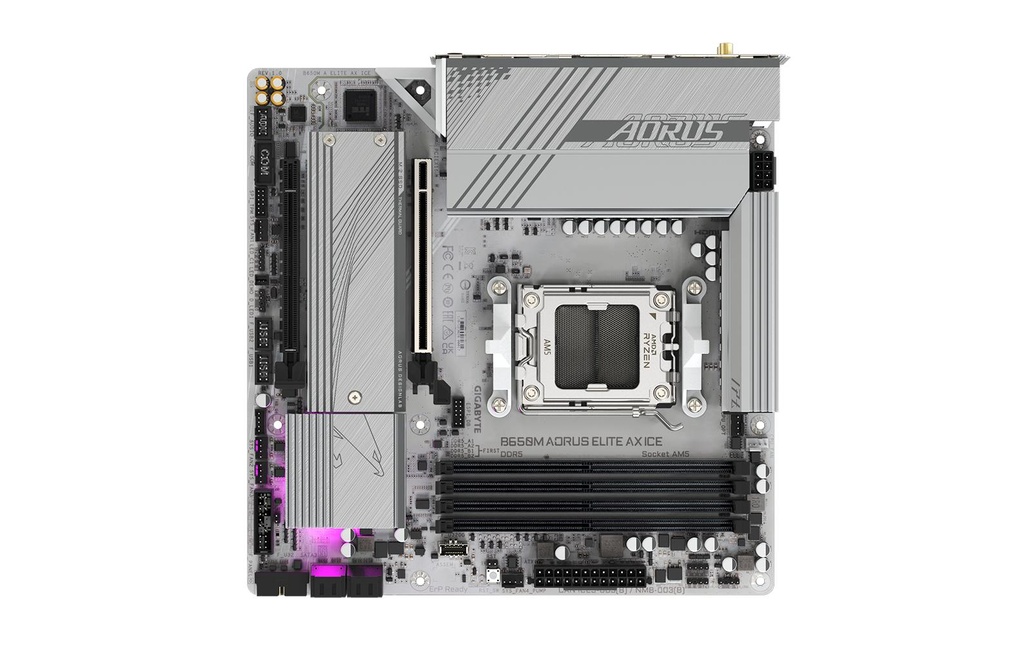 Gigabyte B650M A ELITE AX ICE, uATX-4