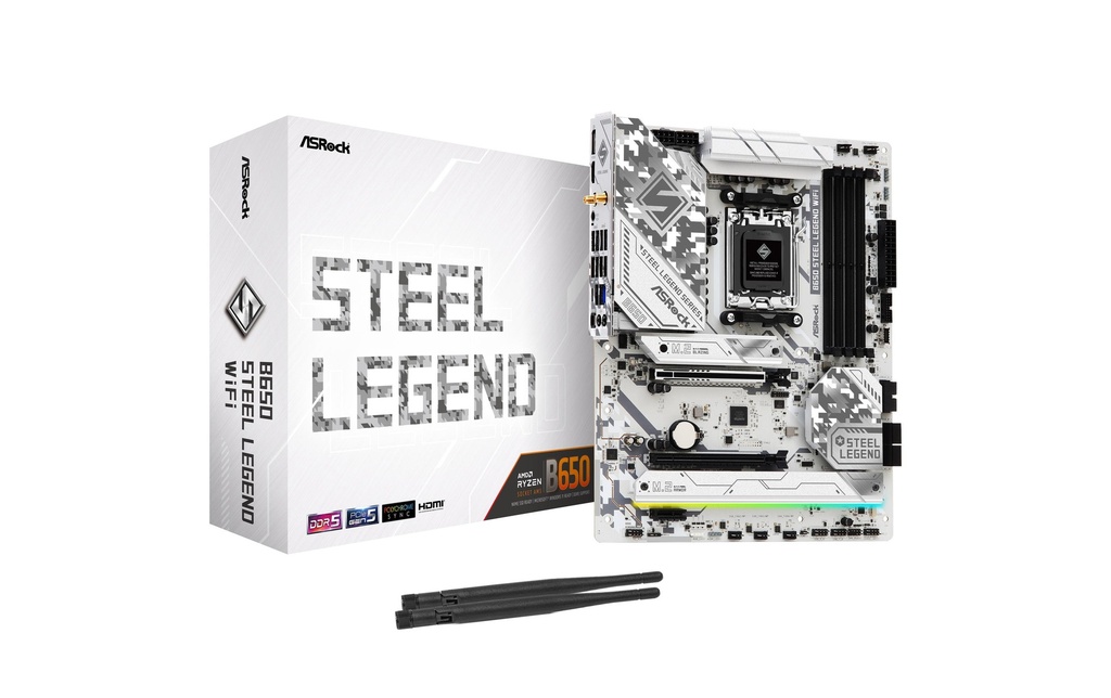 ASRock B650 STEEL LEGEND WIFI, ATX, AM5-0
