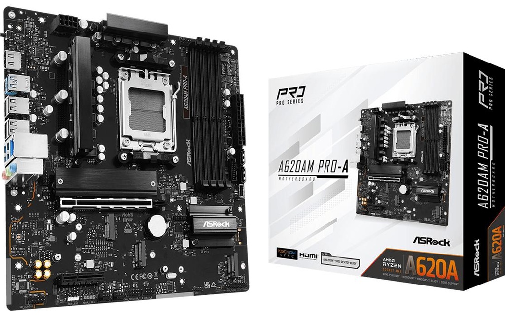 ASRock A620AM PRO-A, µATX, AM5-0