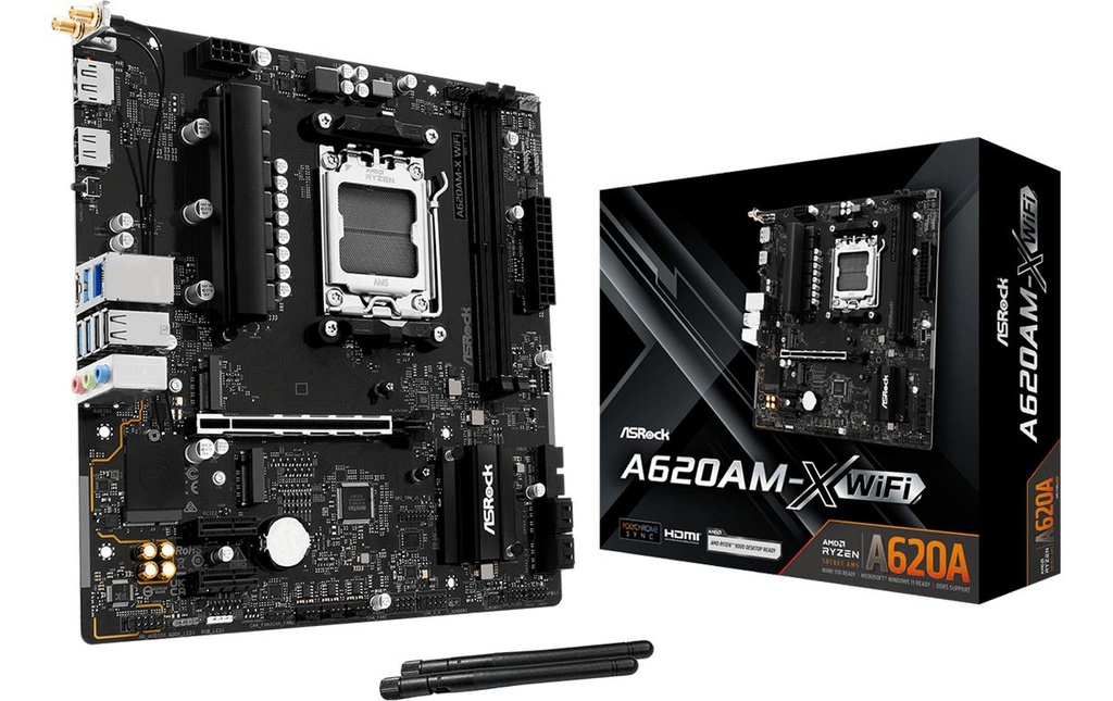 ASRock A620AM-X WIFI, µATX, AM5-0