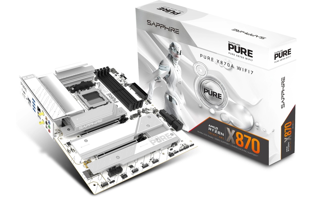 Sapphire PURE X870A WIFI7, ATX, AM5-1