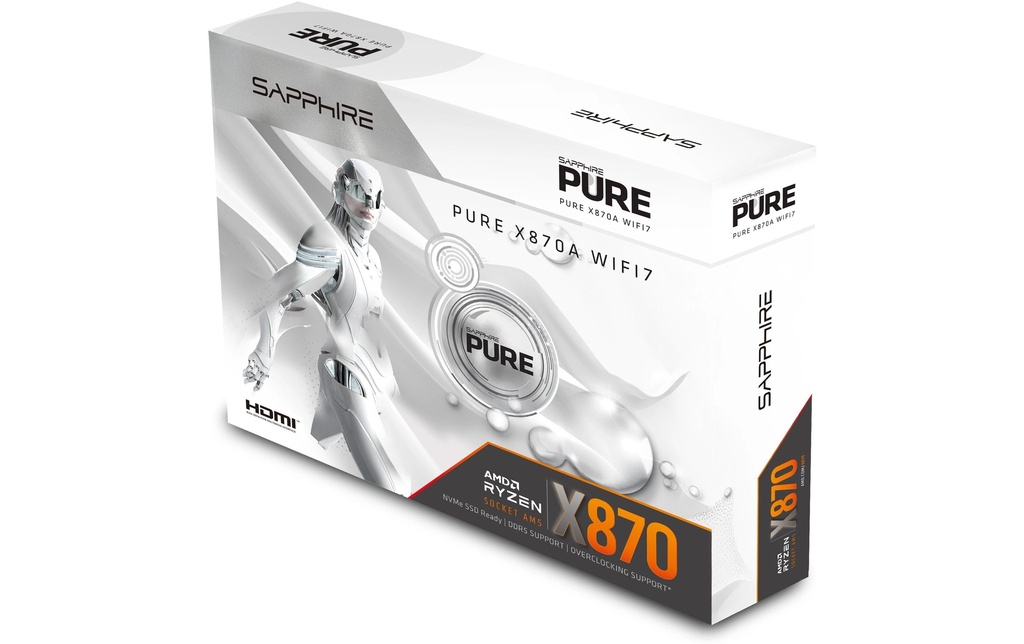 Sapphire PURE X870A WIFI7, ATX, AM5-2