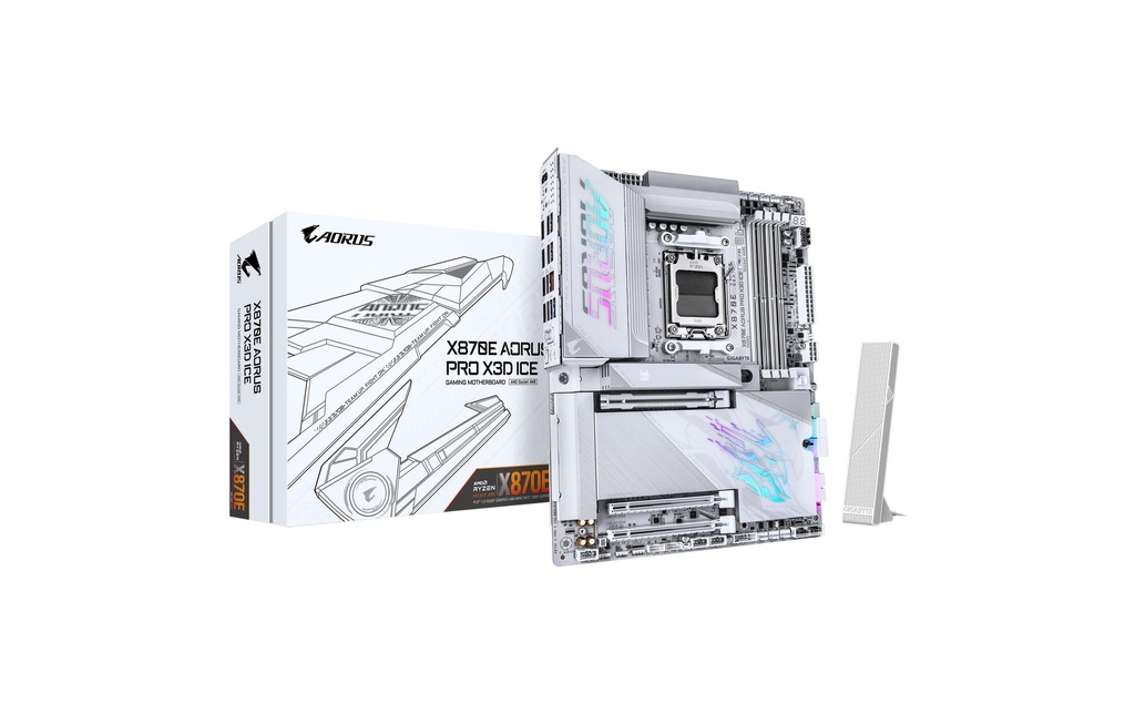Gigabyte X870E AORUS PRO X3D ICE, ATX-0