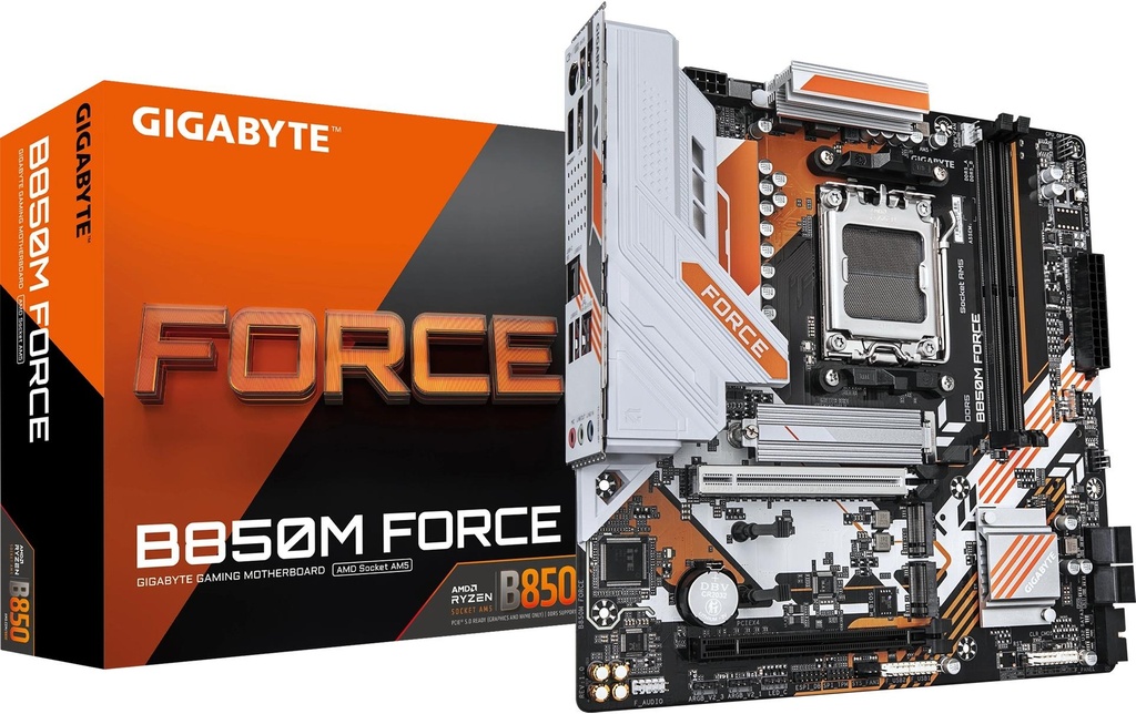 Gigabyte B850M FORCE, uATX-0