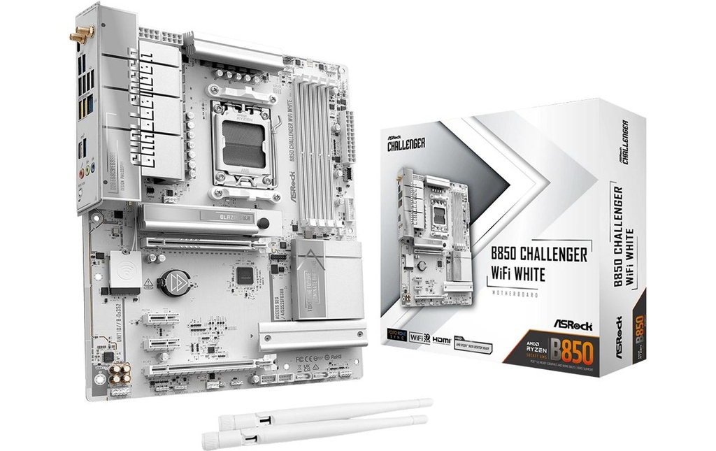 ASRock B850M CHALLENGER WIFI WH, mATX, AM5-0