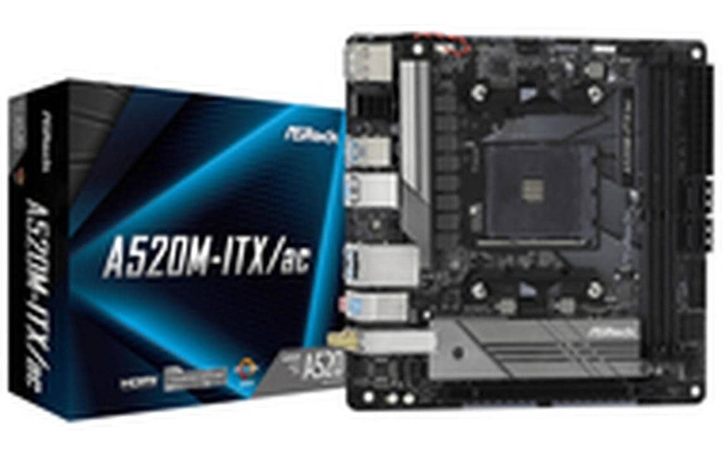 ASRock A520M-ITX/AC, mATX, AM4-8