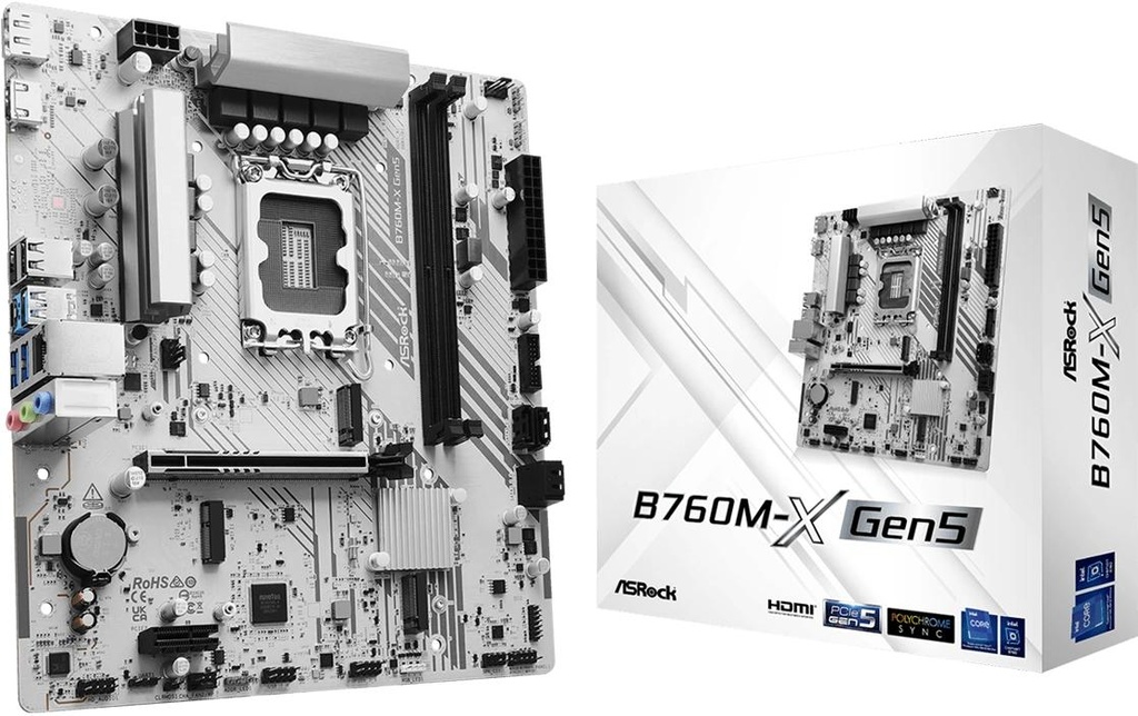 ASRock B760M-X GEN5, mATX, LGA1851-0