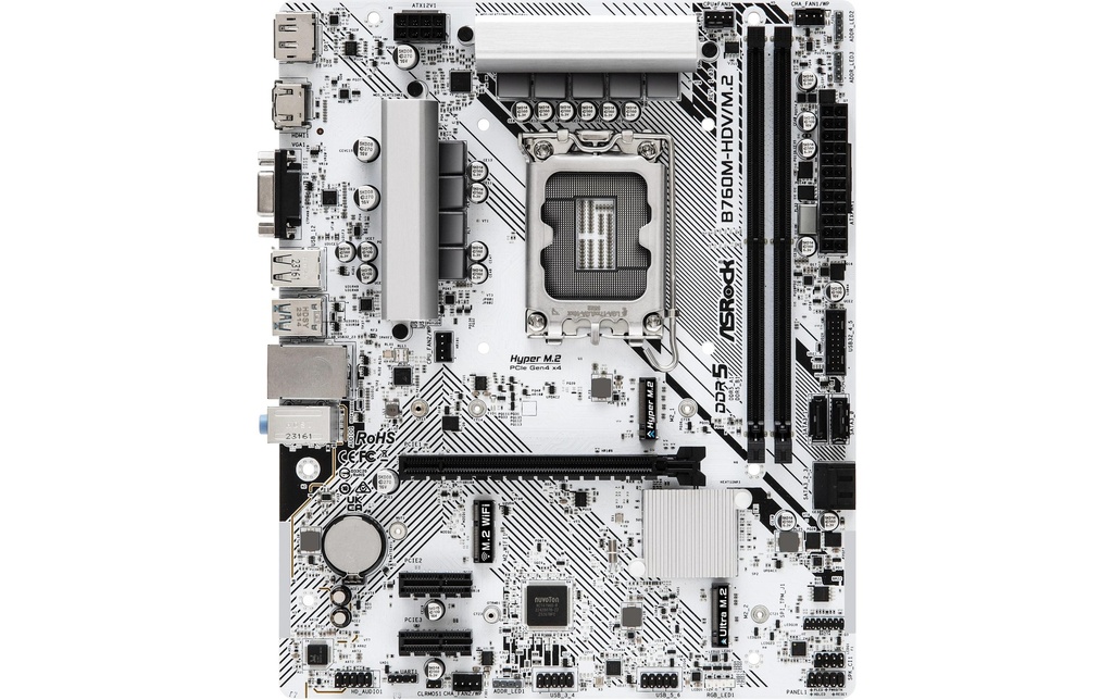 ASRock B760M-HDV/M.2, mATX, LGA1851-3