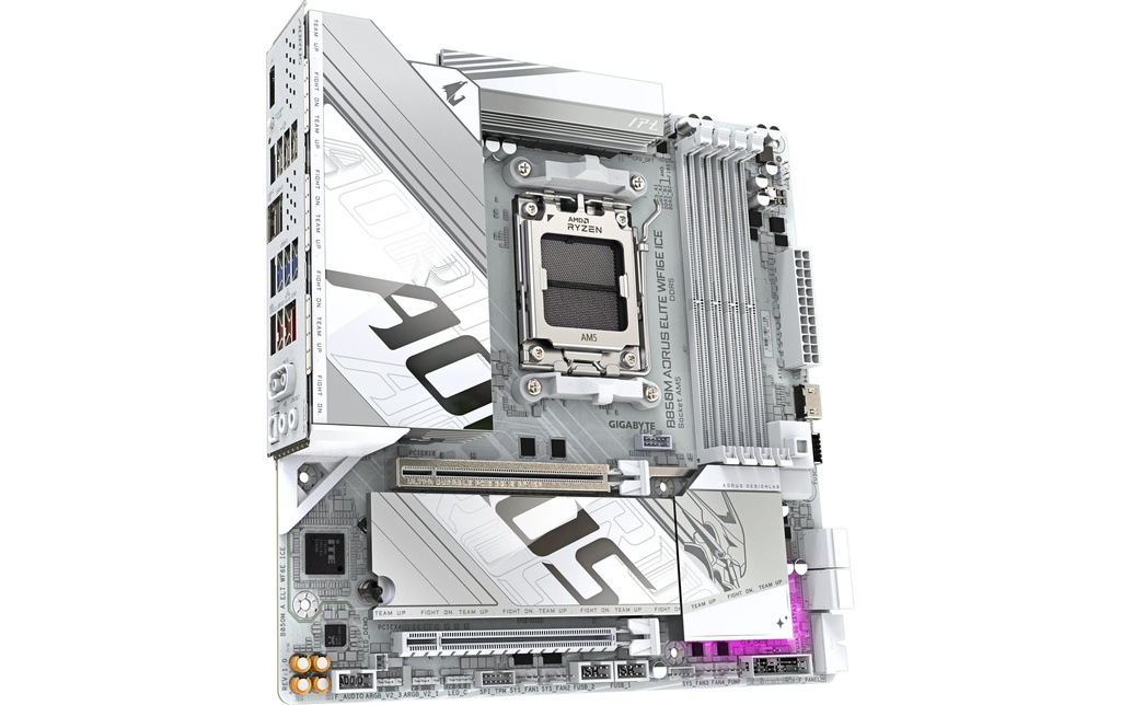 Gigabyte B850M AORUS ELITE WF6E ICE, uATX-2