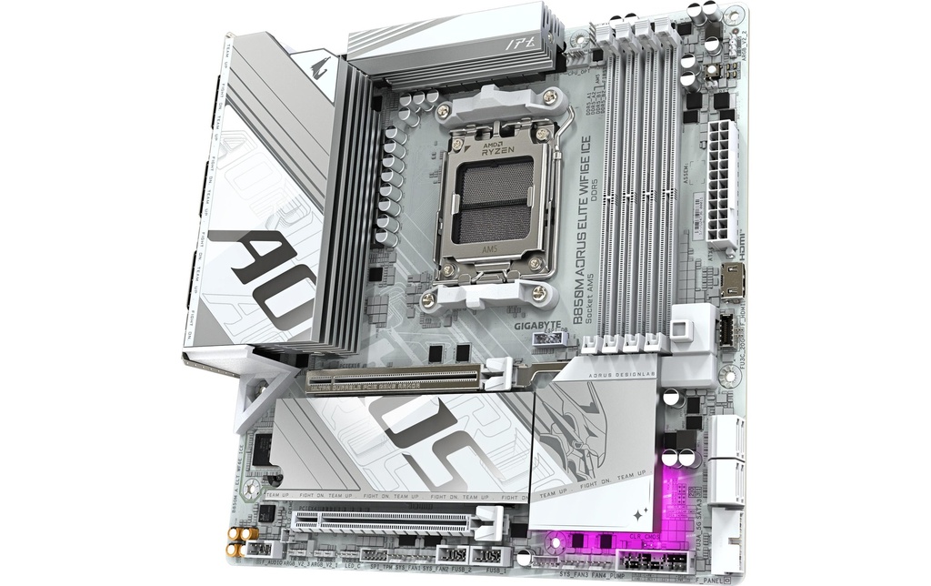 Gigabyte B850M AORUS ELITE WF6E ICE, uATX-3