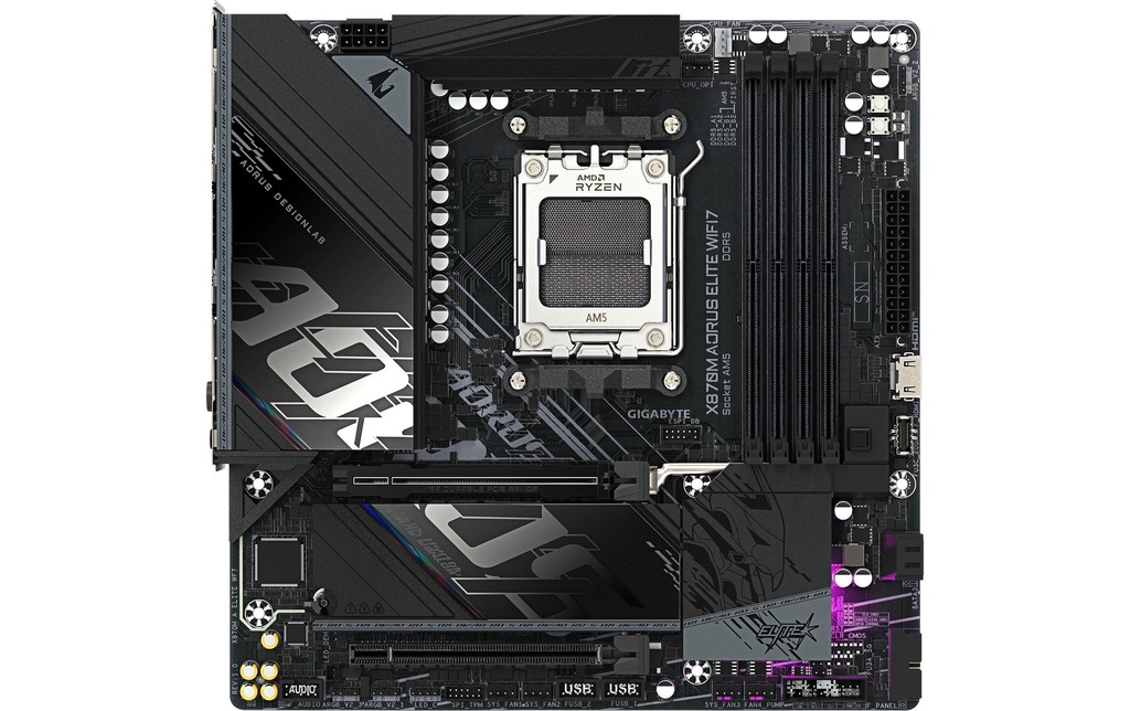 Gigabyte X870M AORUS ELITE WIFI7, mATX-1
