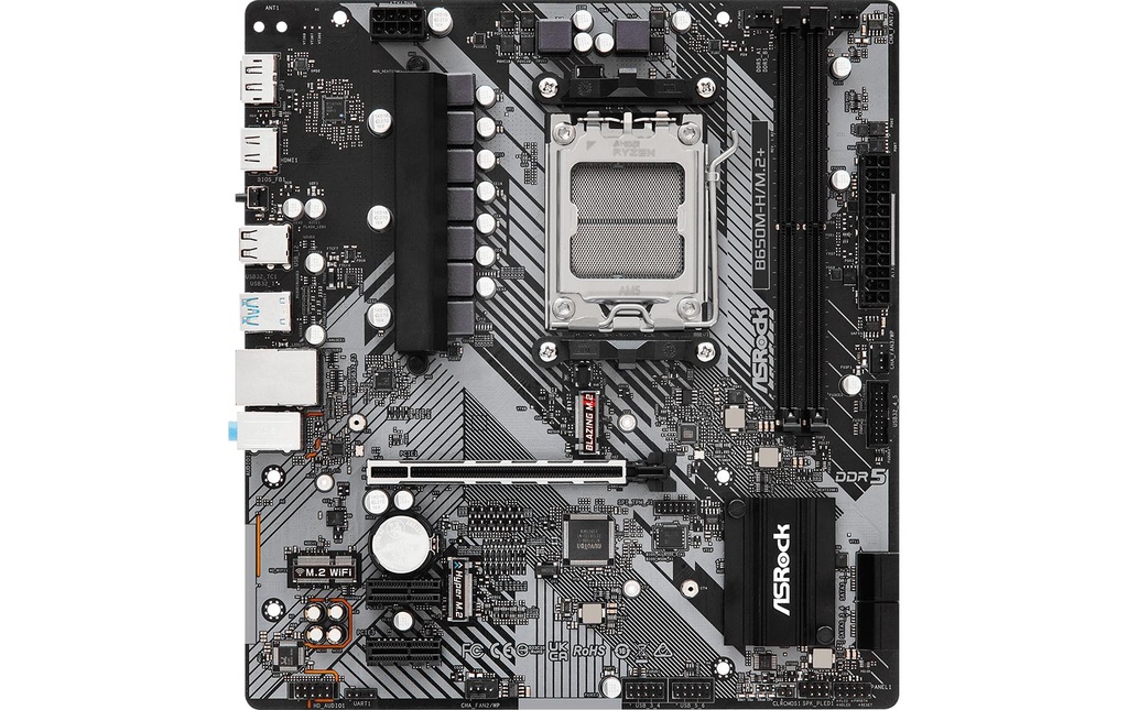 ASRock B650M-H/M.2+, µATX, AM5-1