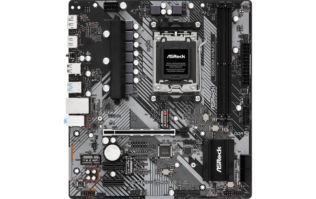 ASRock B650M-H/M.2+, µATX, AM5-5