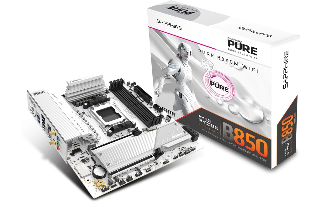Sapphire PURE B850M WIFI, mATX, AM5-5