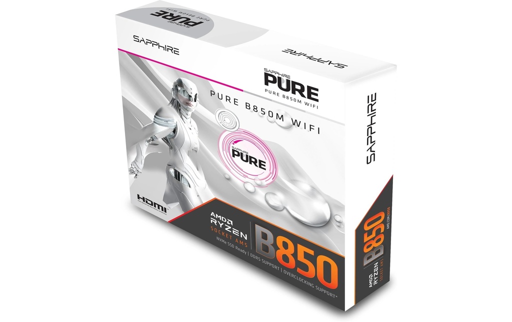 Sapphire PURE B850M WIFI, mATX, AM5-6