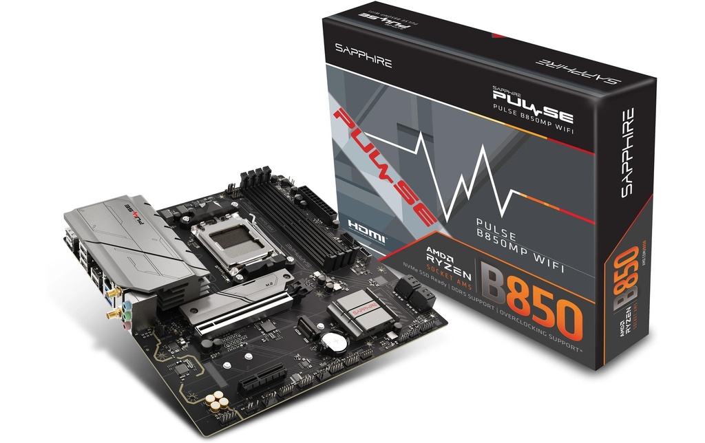 Sapphire PULSE B850M WIFI, mATX, AM5-0
