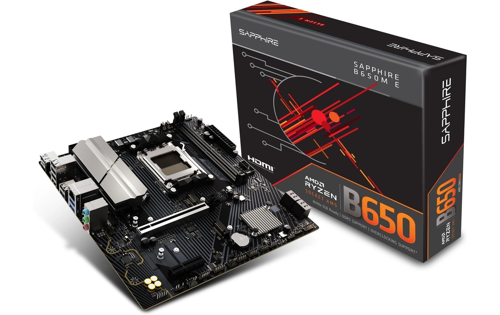 Sapphire B650M-E, mATX, AM5-0