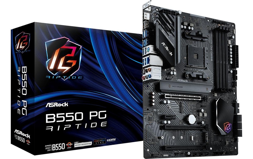 ASRock B550 PG RIPTIDE, ATX, AM4-2