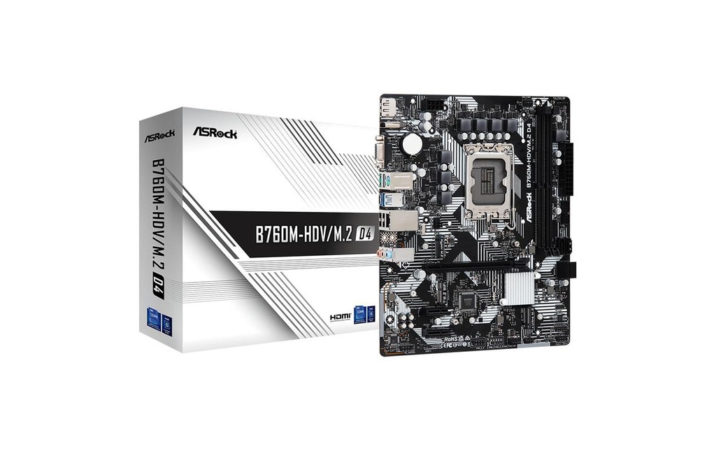 ASRock B760M-HDV/M.2 D4, mATX, LGA1851-0