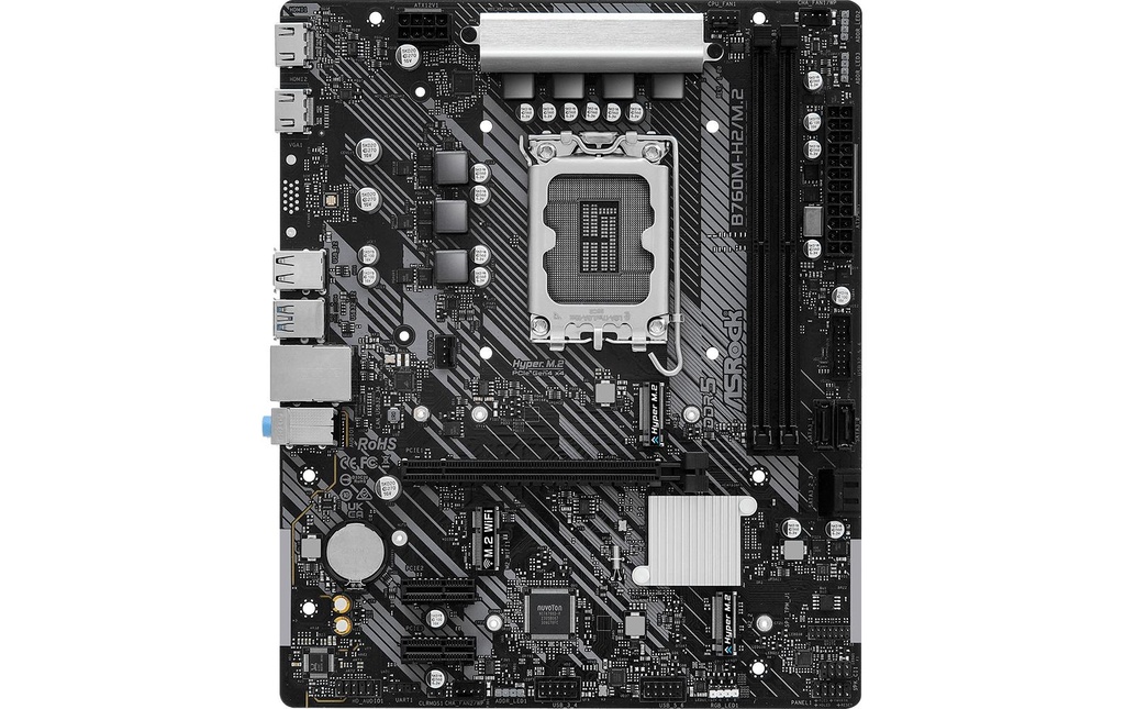 ASRock B760M-H2/M.2, mATX, LGA1851-1