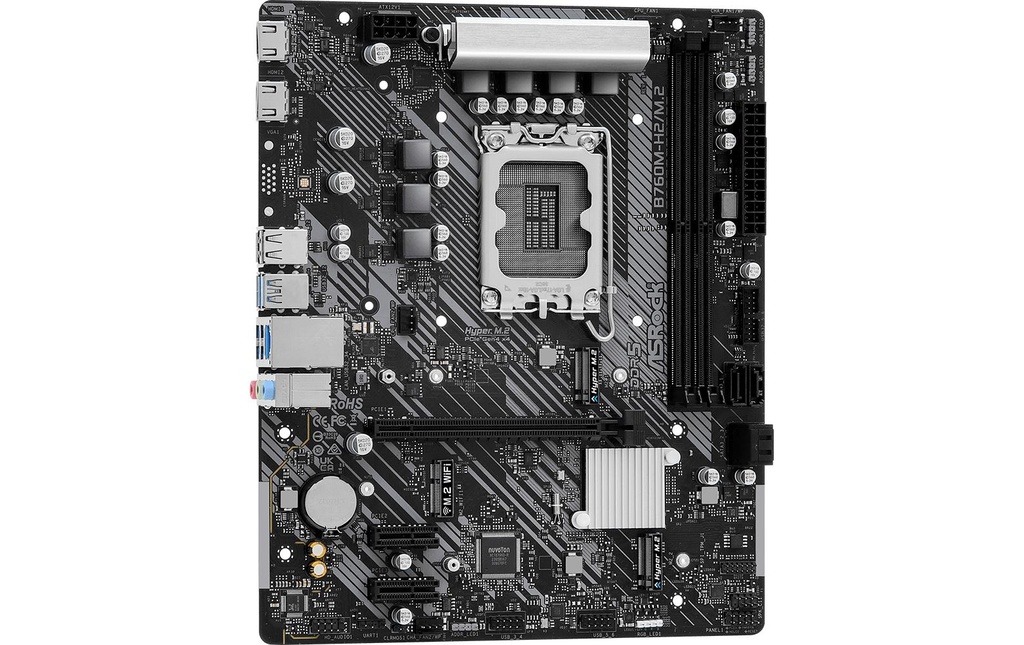 ASRock B760M-H2/M.2, mATX, LGA1851-3