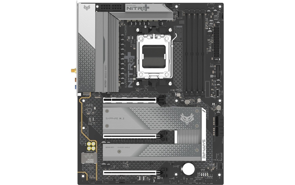Sapphire PURE B850A WIFI7, ATX, AM5-4