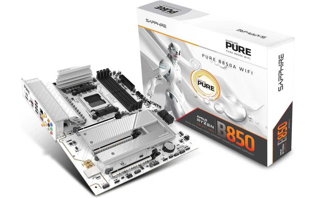 Sapphire PURE B850A WIFI7, ATX, AM5-5