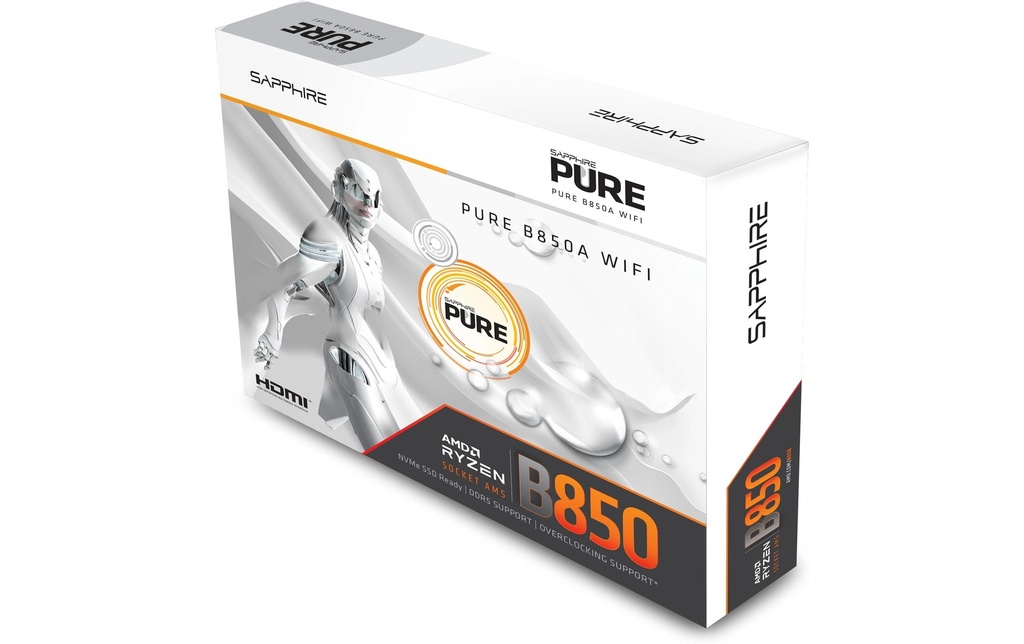 Sapphire PURE B850A WIFI7, ATX, AM5-6
