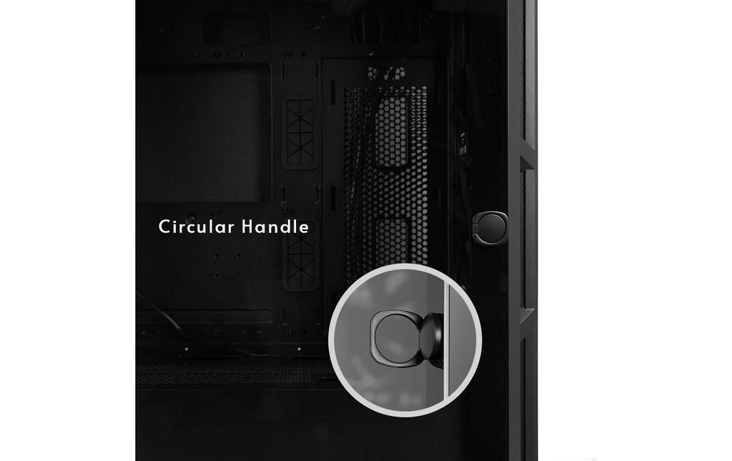 Chieftec Midi Tower GA-01B-TG-OP, ohne NT-7