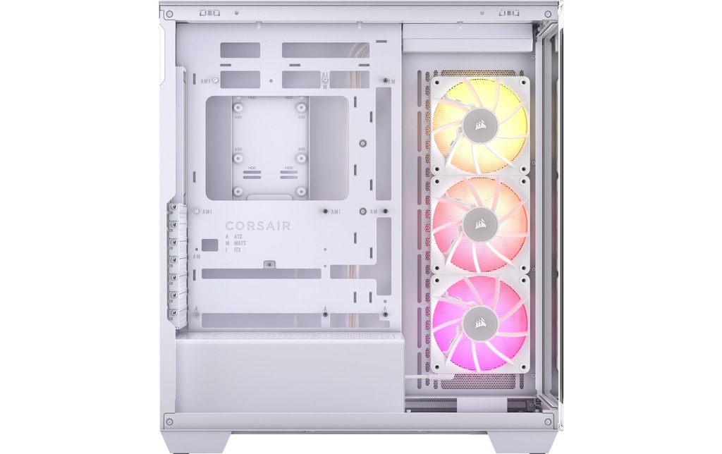 Corsair Midi Tower 3500X IL ARGB TG Weiss-7