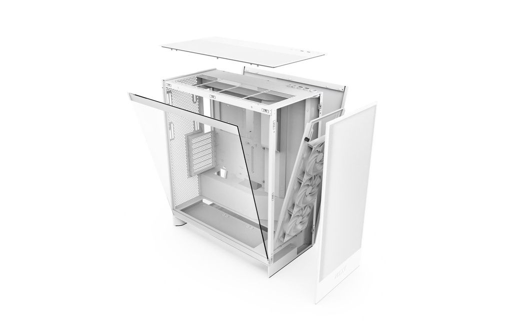 NZXT, PC-Gehäuse H7 Flow Weiss-4