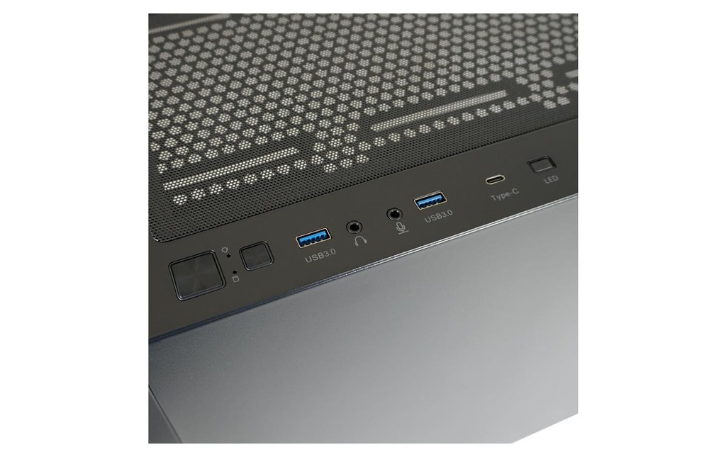 Lc-Power Midi Tower LC-810B-ON-3