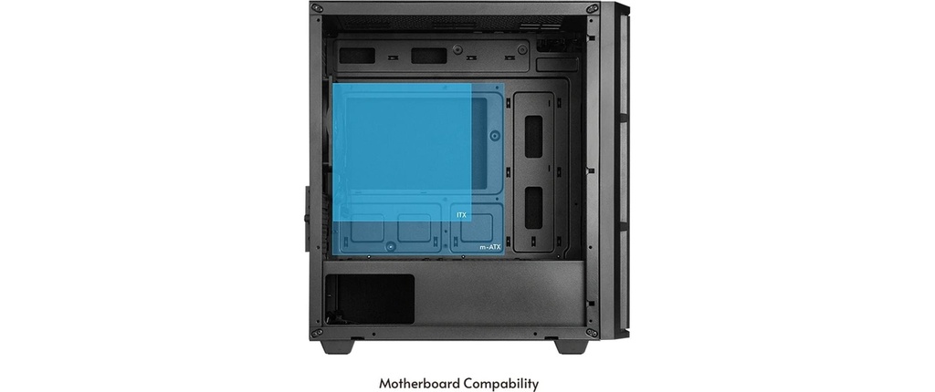 Chieftec mATX Gehäuse AZ-01B-OP, black-7
