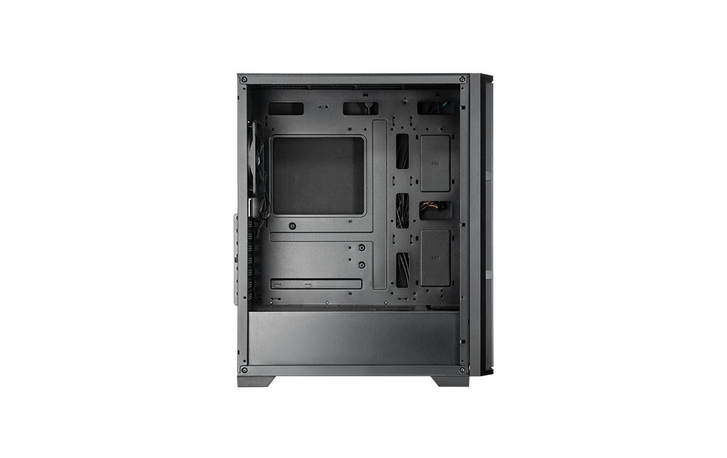 Chieftec ATX Gehäuse AS-02B-OP, black-4