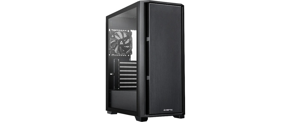 Chieftec mATX Gehäuse AS-02B-TG-OP, black-0