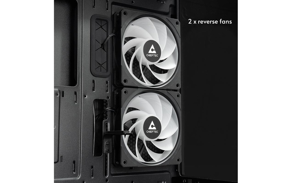 Chieftec mATX Gehäuse GT-01B-OP, black-4
