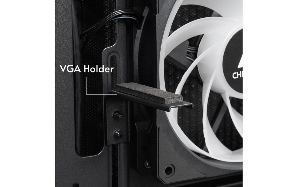 Chieftec mATX Gehäuse GT-01B-OP, black-5