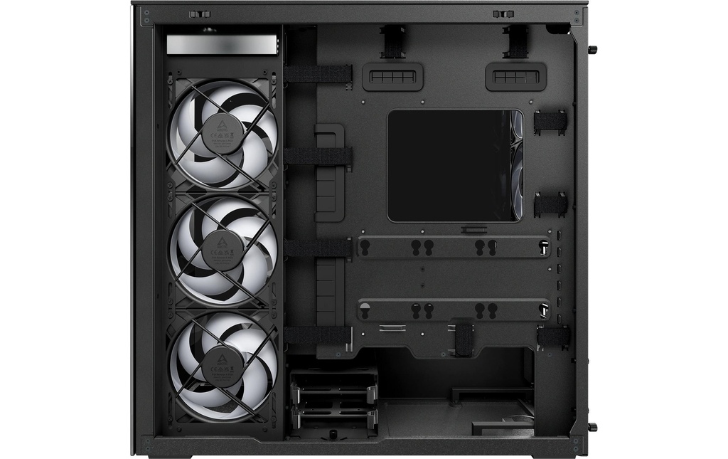 Arctic Cooling, PC-Gehäuse Xtender Black Ti-4