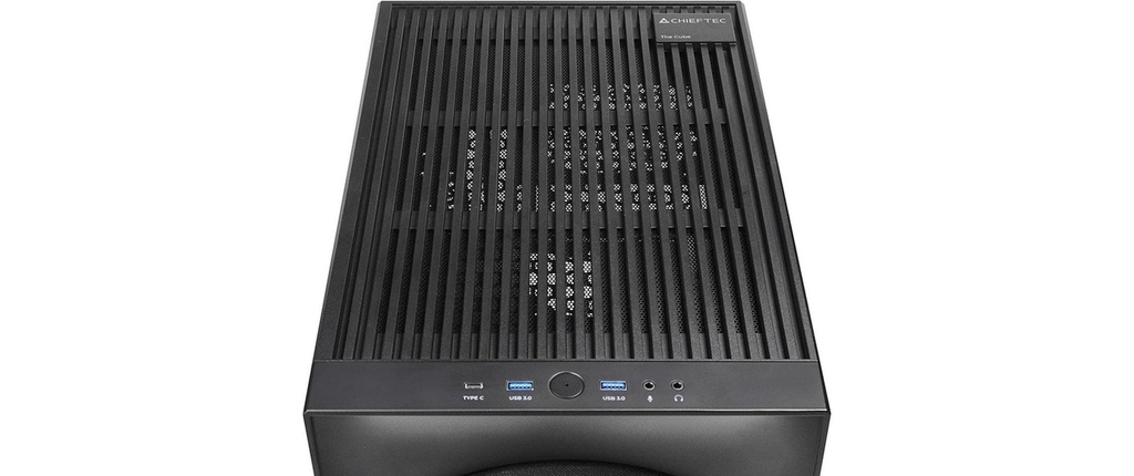 Chieftec Mini ITX cube CI-03B-OP, black-4