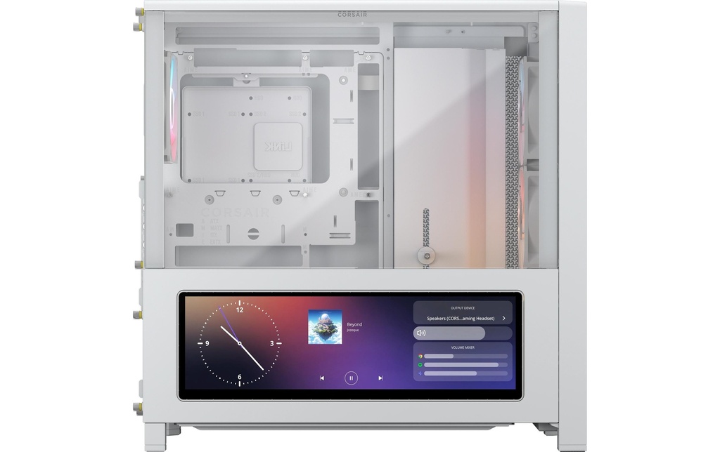 Corsair Midi Tower 4000D LCD RS WH-2