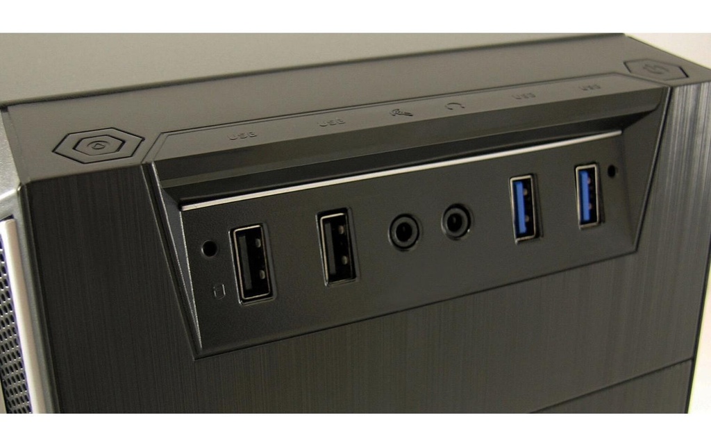 Lc-Power Midi Tower LC-7038B-ON-5