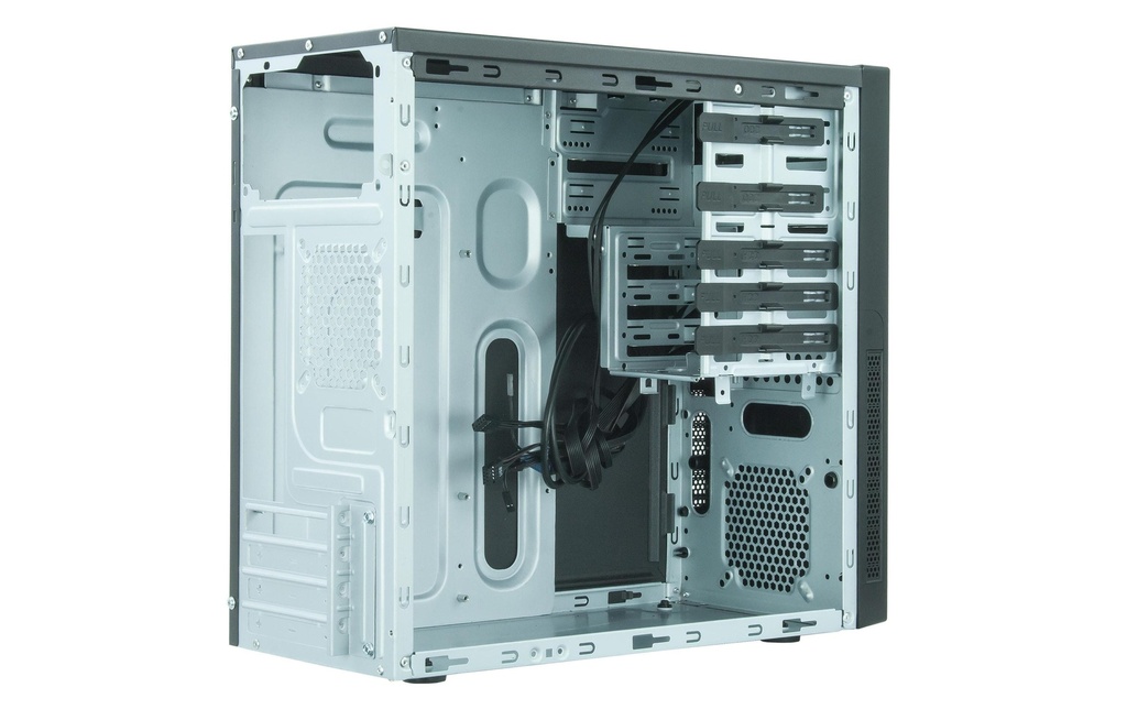 Chieftec mATX Gehäuse HO-11B-350GPB, black-1