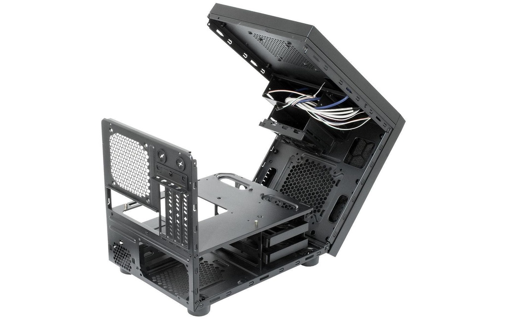 Chieftec mATX Gehäuse CI-01B-OP, black-1